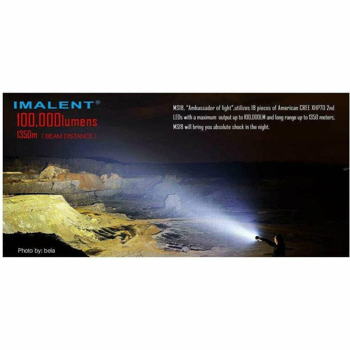 Imalent MS18 - 100 000 Lumen - Ultimate Torch