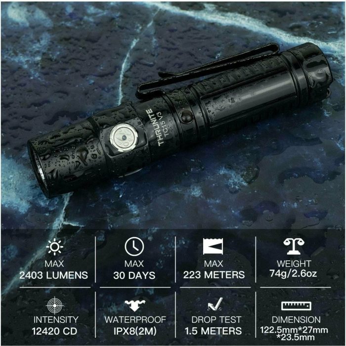 ThruNite TC15 V3, 2403lm, 223m Throw - Image 6