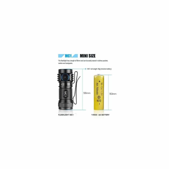 TrustFire MC1 1000 Lumen EDC Flashlight - Image 8
