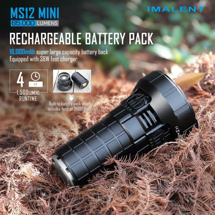 Imalent MS12 Mini, 65000lm, 1036m Throw - Image 7