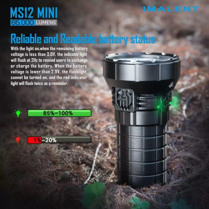 Imalent MS12 Mini, 65000lm, 1036m Throw - Image 9