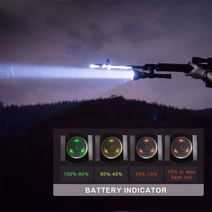 TrustFire T70 2300lumen, 1000m Throw with Bateries - Image 2
