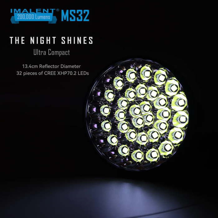 200 000 Lumen, Imalent MS32, 1618m throw - Image 4